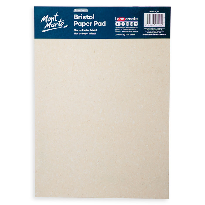 Bristol Paper Pad Premium A4 250gsm 20 Sheets