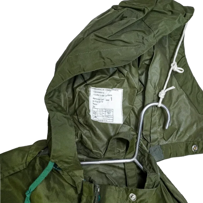British Combat Vehicle Crewman’s Fowl Weather Coveralls - Small, Item 2 - Film Production Used - Overalls