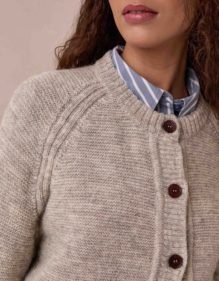British Wool Stitch Cardigan