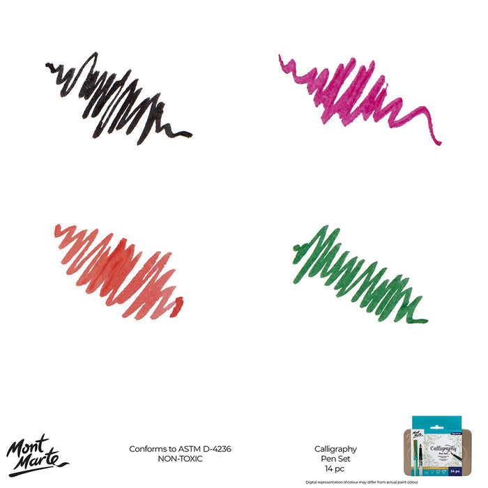 Calligraphy Pen Set Signature 14pc