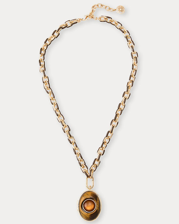 Lilly Pulitzer - Camouflage Catwalk Necklace - Coco Beach