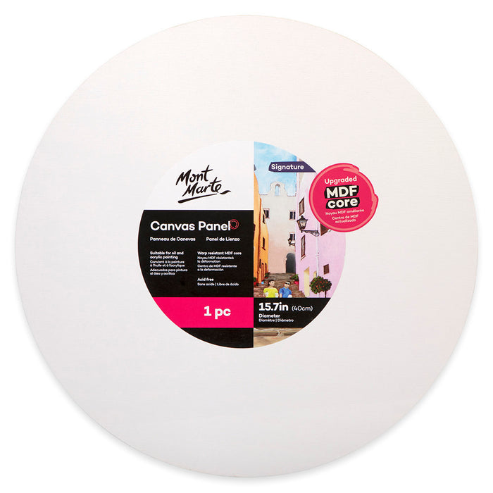 Canvas Panel Round Signature 1pc 40cm (15.7in)