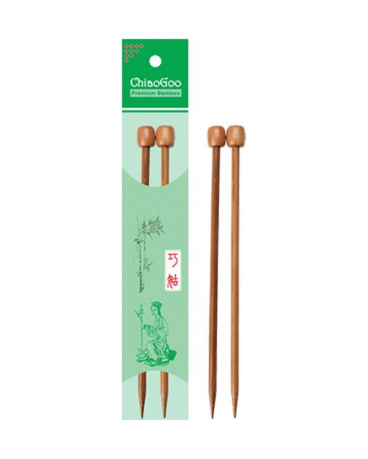 Chiaogoo Bamboo Straight Needles 13"(33cm)