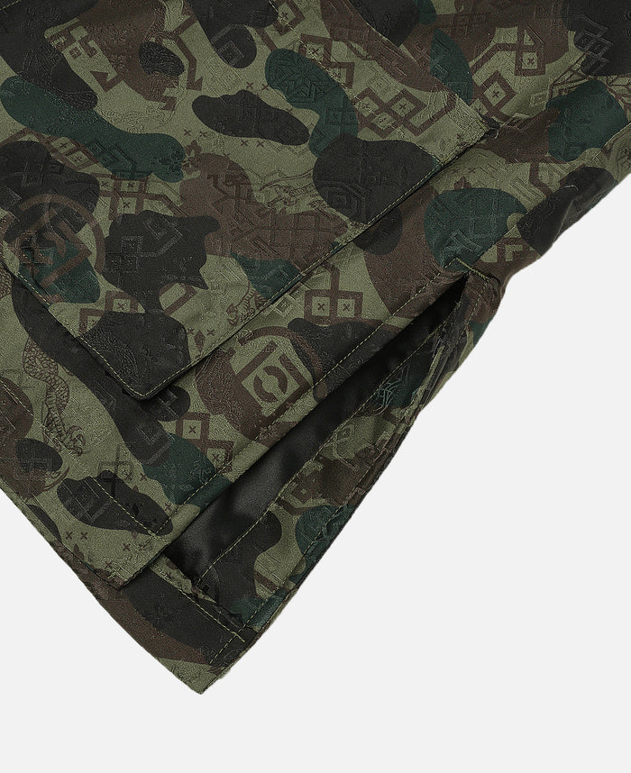 Chinese Silk Padded Jacket (Green)