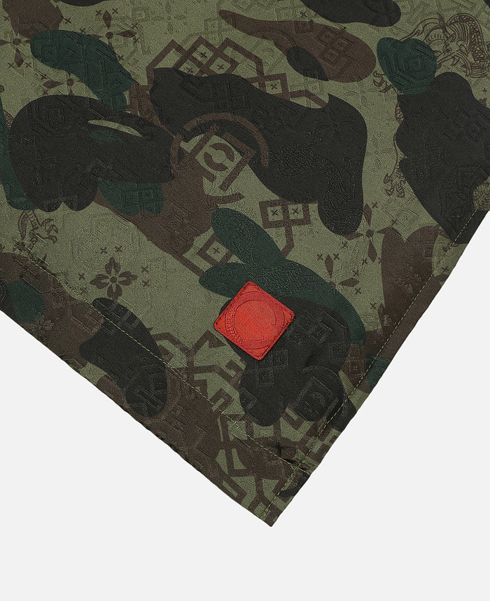 Chinese Silk Padded Jacket (Green)