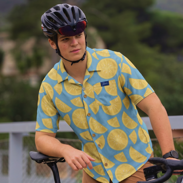 Citrus cycling shirt