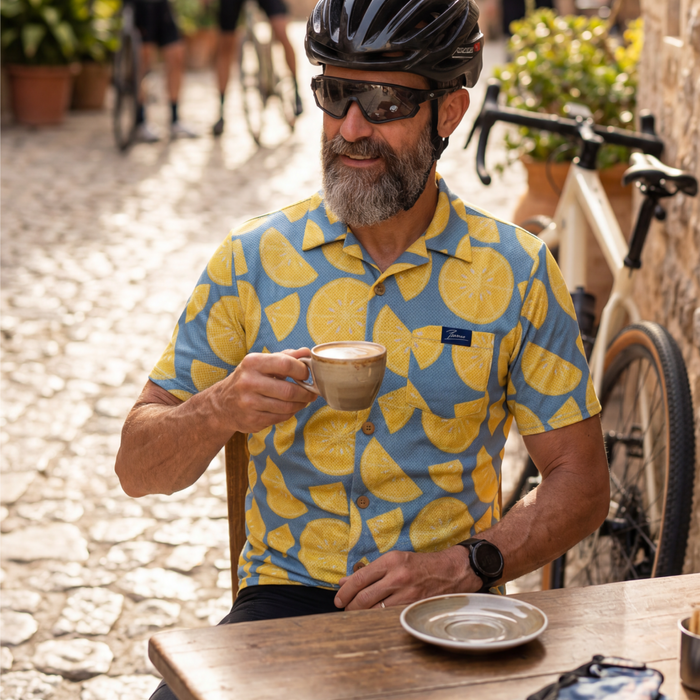 Citrus cycling shirt