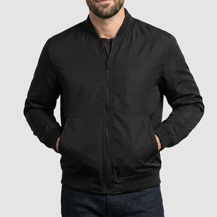 Classic Union Bomber Jacket Black