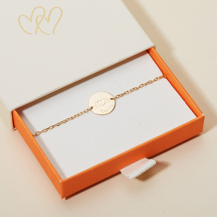Coffret cadeau Doudou lange et bracelet personnalisé Merci Maman x Mellipou doudou lange MELLIPOU