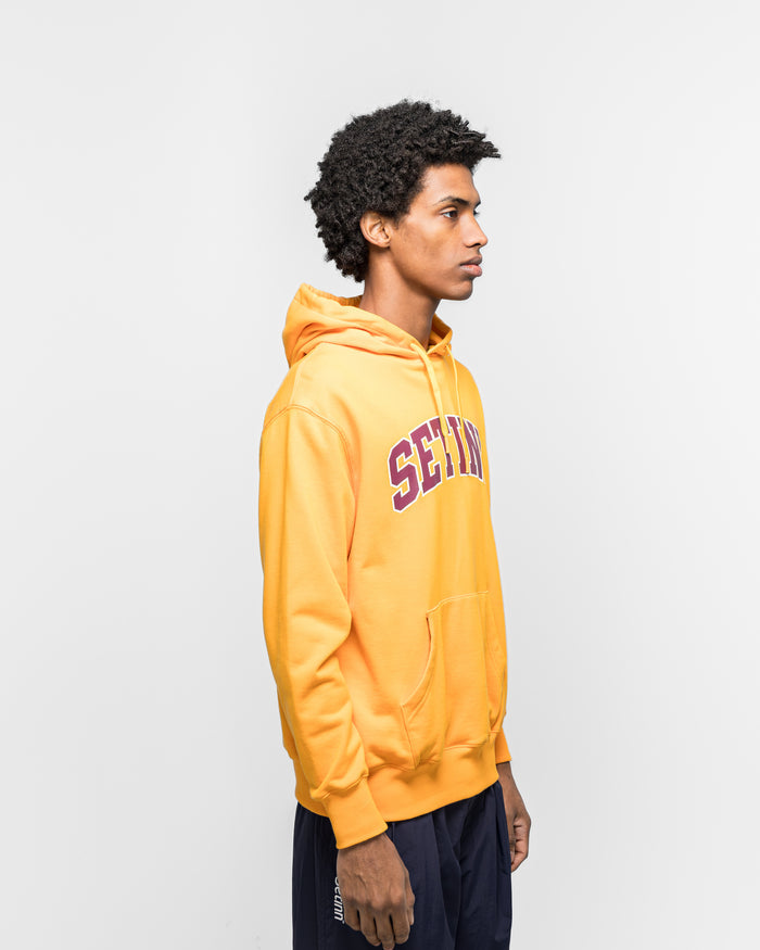 College Logo Hoodie - Mango