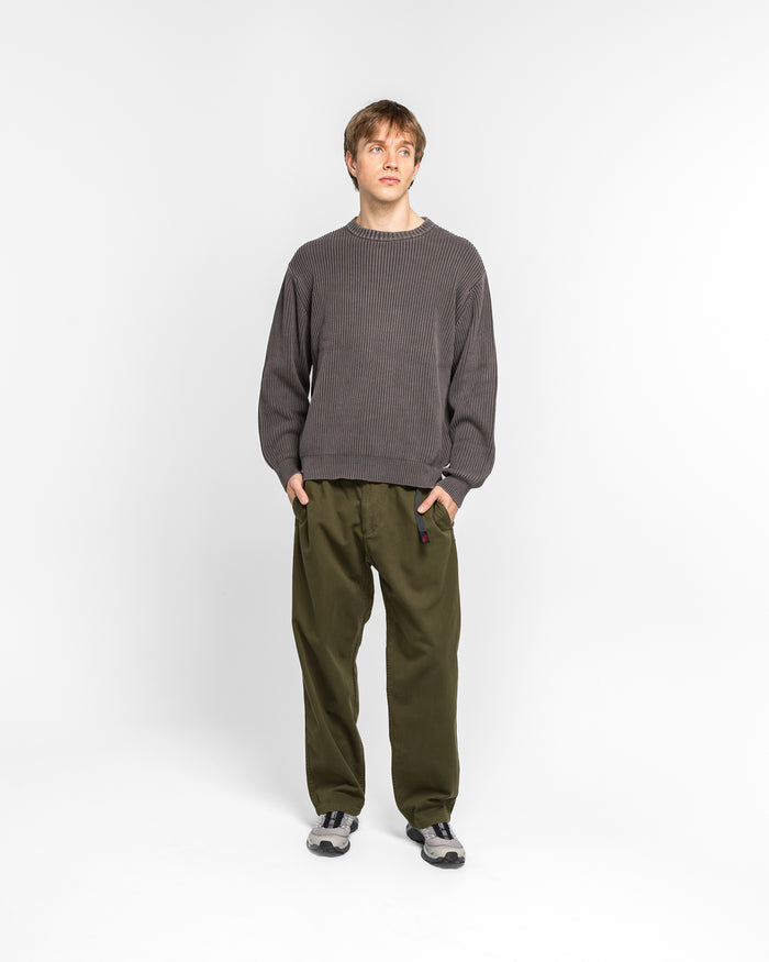 Cotton Knit Sweater - Grey