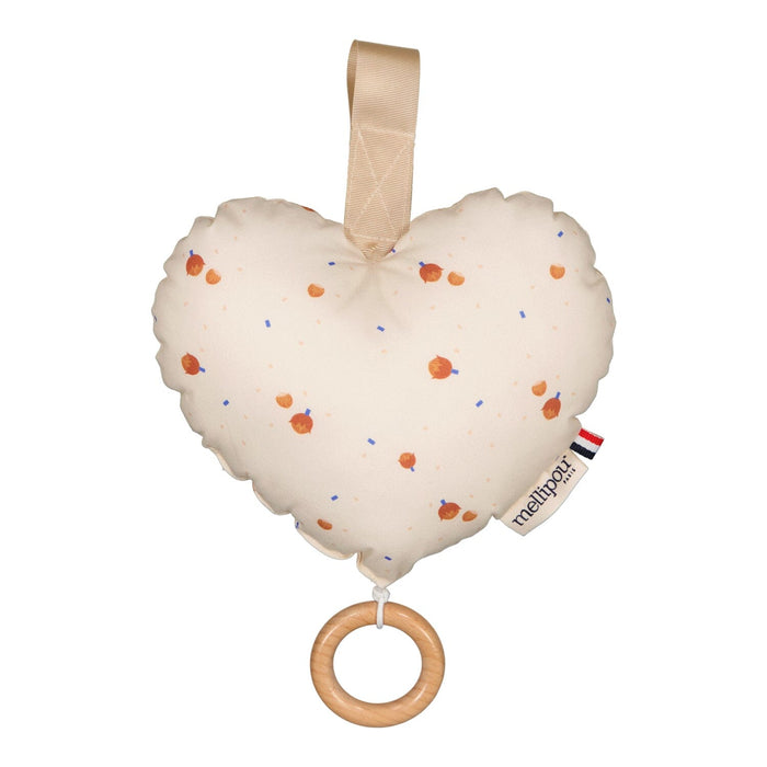 Coussin musical cadeau naissance mixte - Noisette coussins musicaux mini nuages MELLIPOU