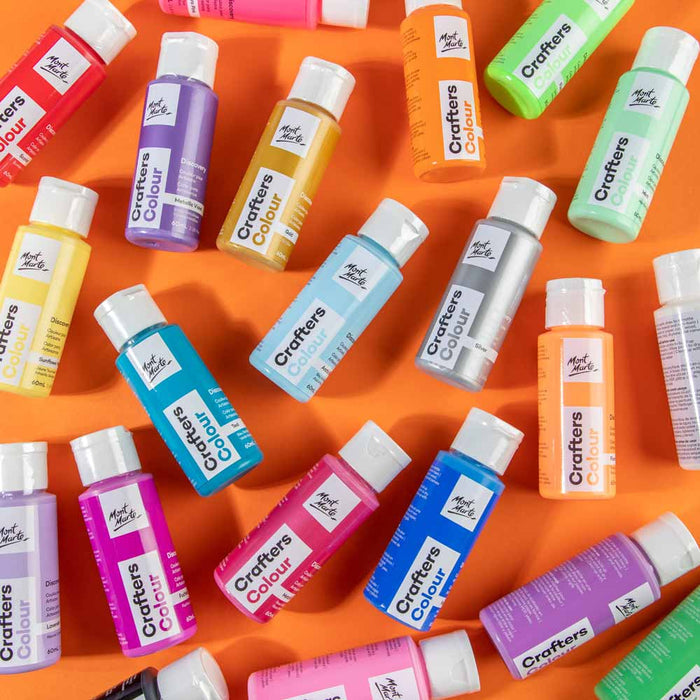 Crafters Colour Discovery Paint Set 21pc x 60ml