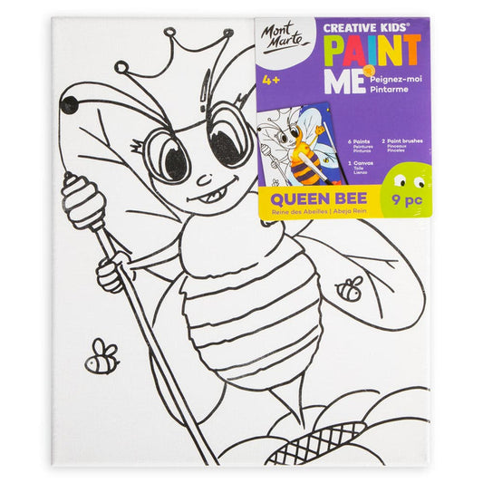 Creative Kids Paint Me Set 9pc - Queen Bee
