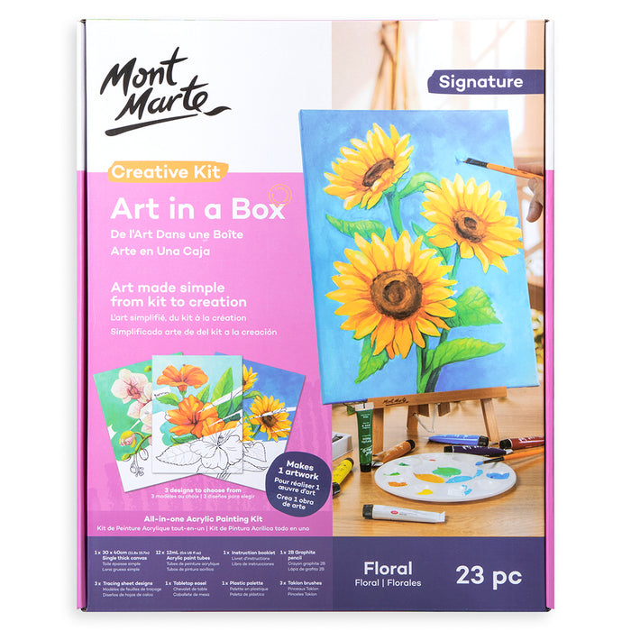 Creative Kit: Art in a Box - Floral 23pc