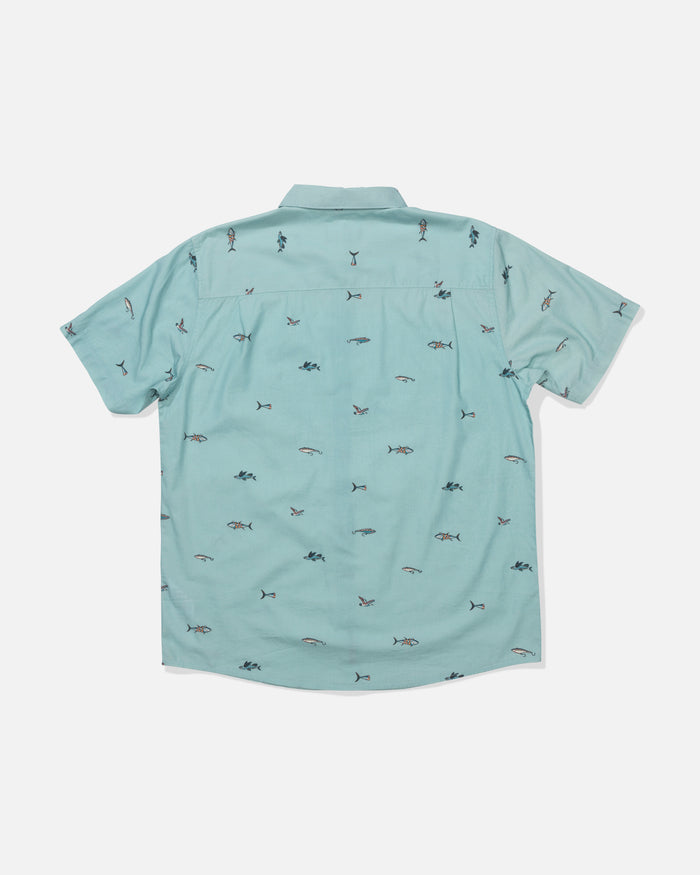 Crew Ss Button Up - Seaside