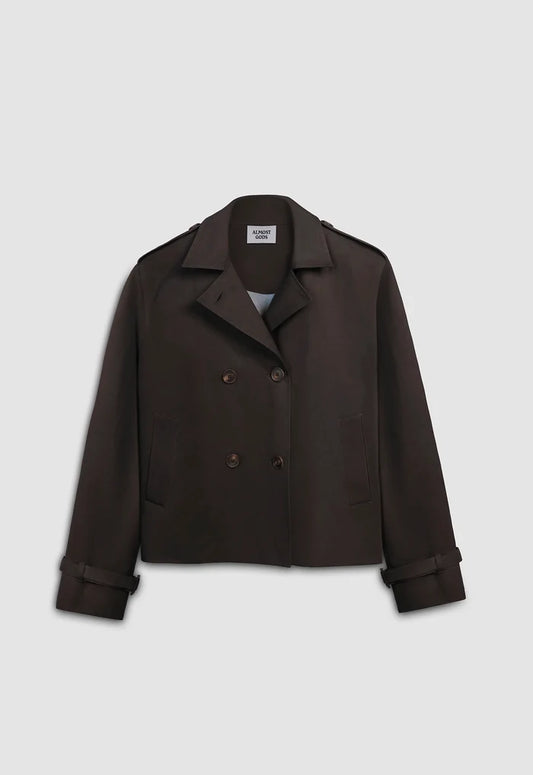 Cropped Trench Coat