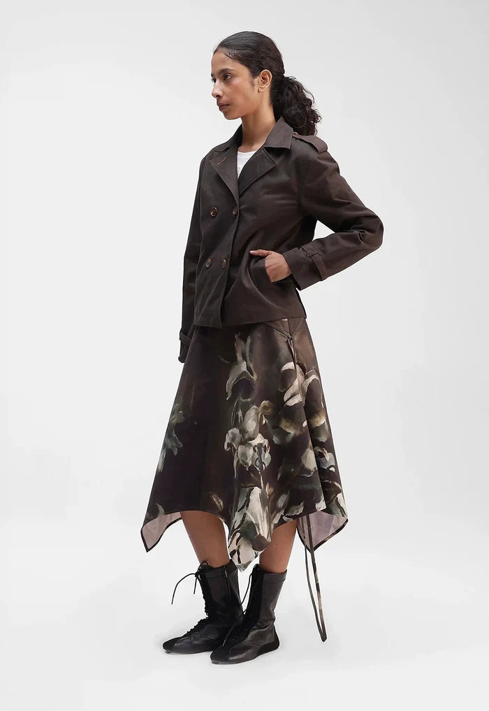 Cropped Trench Coat