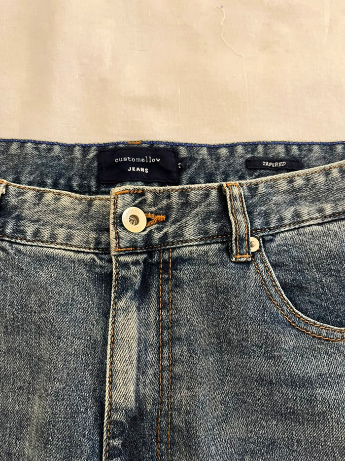 Custom Mello Vintage Jeans | Pre-Owned Streetwear Denim|  Men Women | Unisex  | Online Shopping