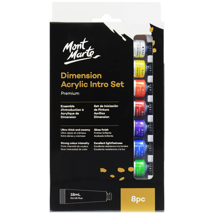 Dimension Acrylic Paint Intro Set Premium 8pc x 18ml