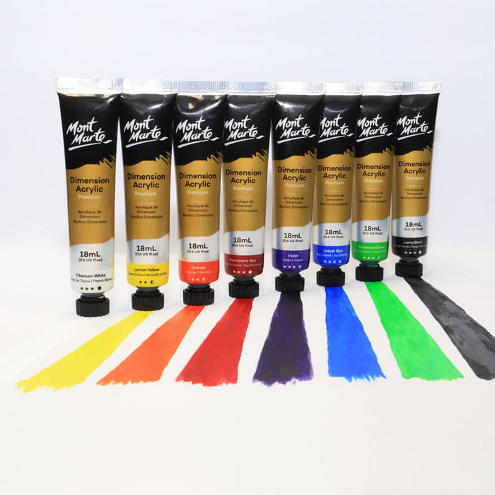 Dimension Acrylic Paint Intro Set Premium 8pc x 18ml