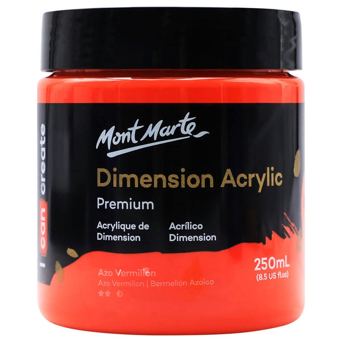 Dimension Acrylic Premium 250ml - Azo Vermillion
