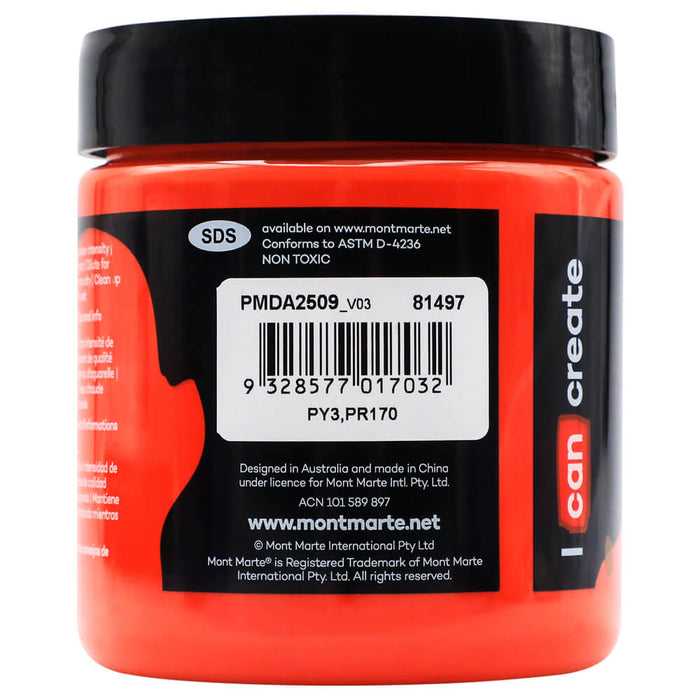 Dimension Acrylic Premium 250ml - Azo Vermillion