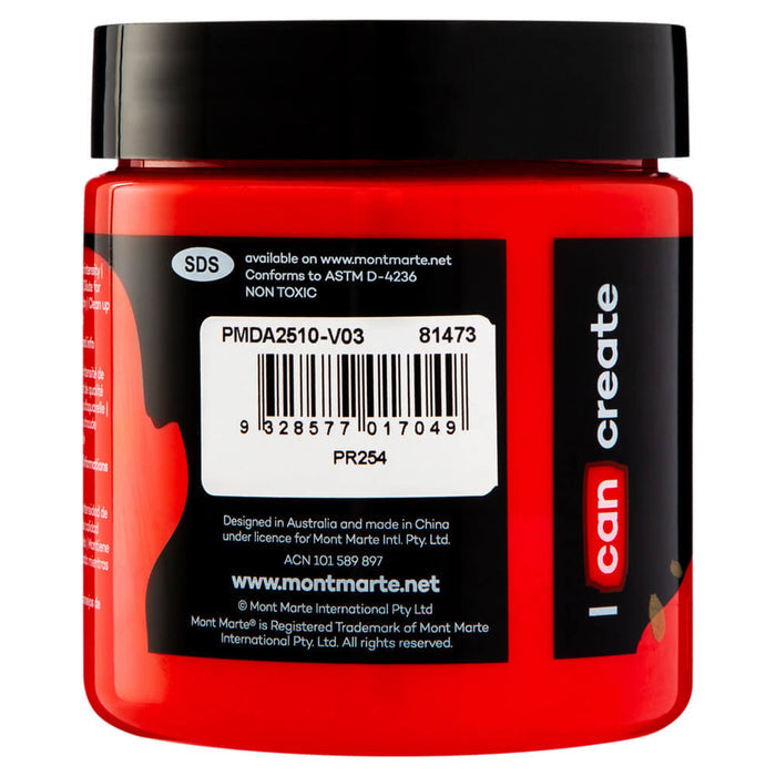 Dimension Acrylic Premium 250ml - Brilliant Red