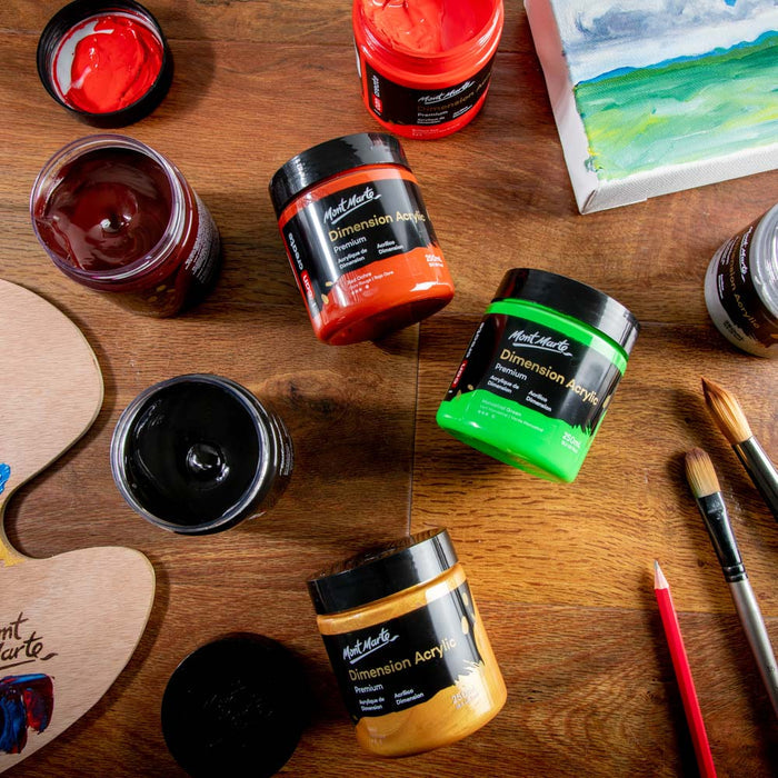 Dimension Acrylic Premium 250ml - Brilliant Red