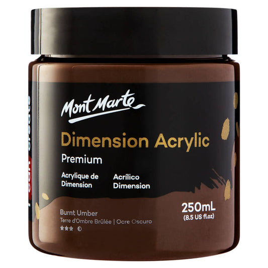 Dimension Acrylic Premium 250ml - Burnt Umber