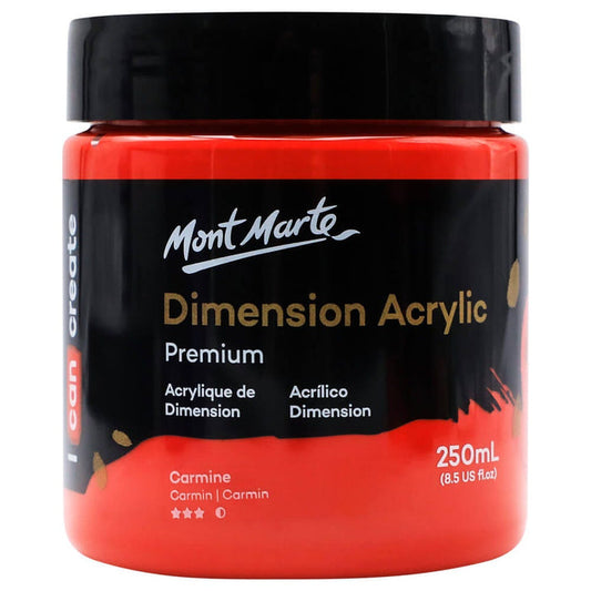Dimension Acrylic Premium 250ml - Carmine
