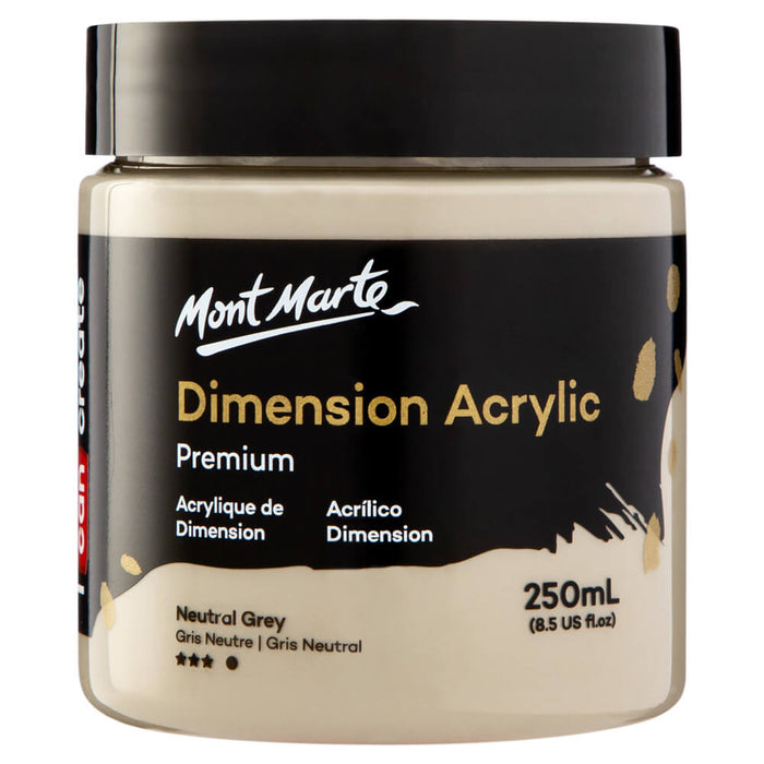 Dimension Acrylic Premium 250ml - Neutral Grey