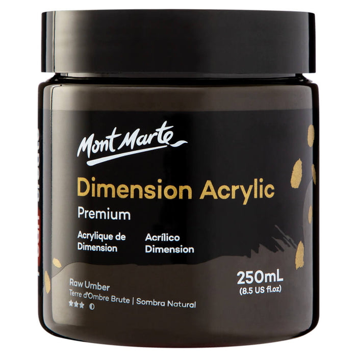 Dimension Acrylic Premium 250ml - Raw Umber