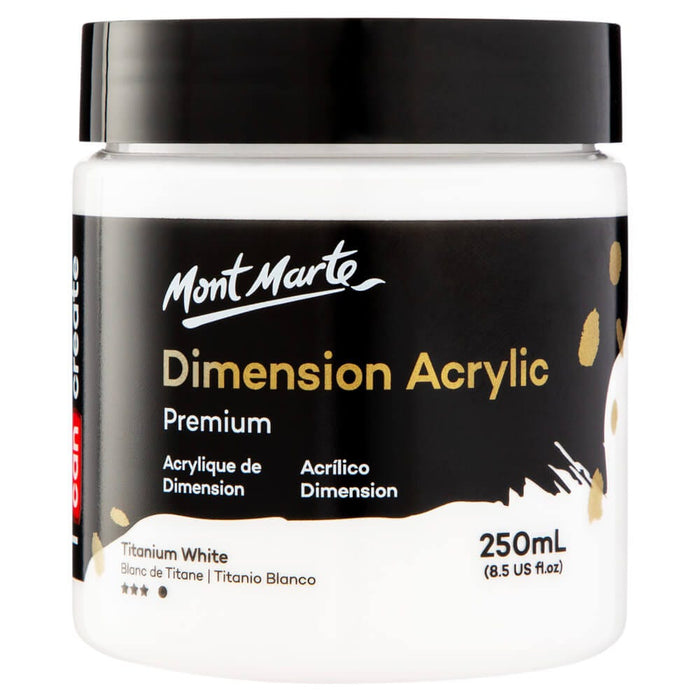Dimension Acrylic Premium 250ml - Titanium White