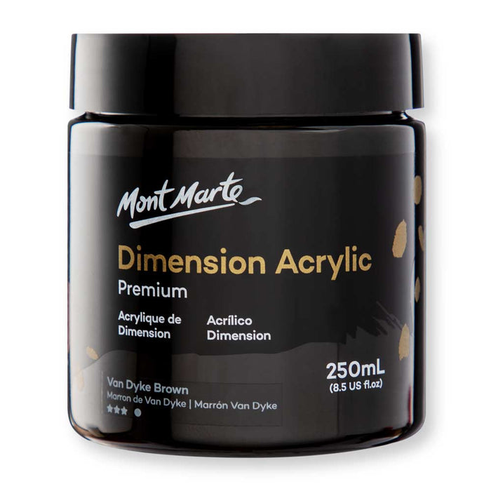 Dimension Acrylic Premium 250ml - Van Dyke Brown