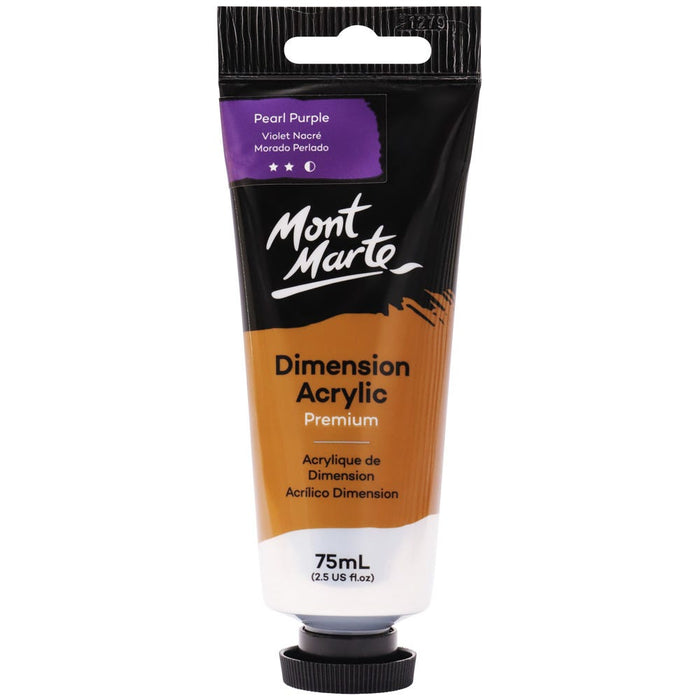 Dimension Acrylic Premium 75ml Tube - Pearl Purple