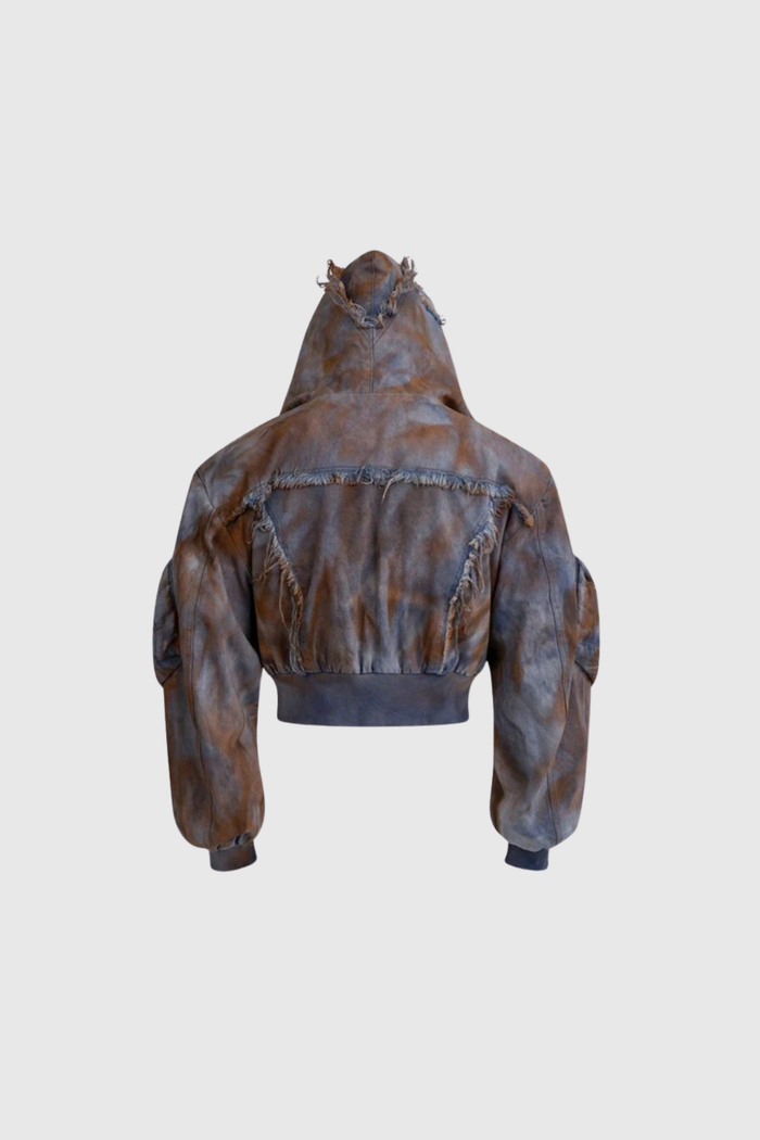 Dionysios Hooded Denim Jacket