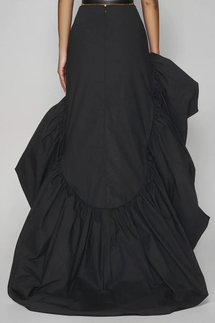 Dionysius Ruffle High Low Skirt