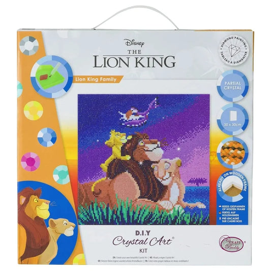 The Lion King DIY crystal Art Kit with wooden frame for diamond painting arts and crafts