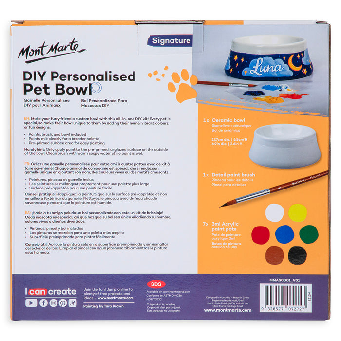 DIY Personalised Pet Bowl Signature 9pc
