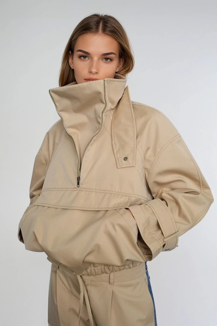 Dobrilo Funnel Neck Deconstruct Top