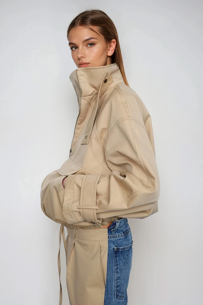 Dobrilo Funnel Neck Deconstruct Top