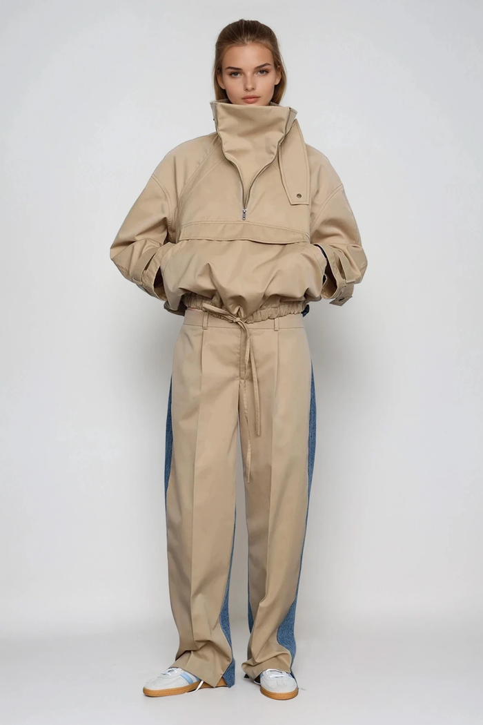Dobrilo Funnel Neck Deconstruct Top
