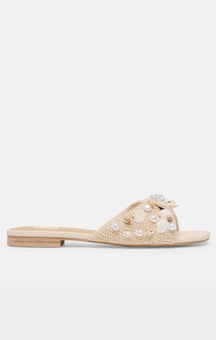 Dolce Vita Lizza Sandal ~ Oatmeal Beaded Raffia