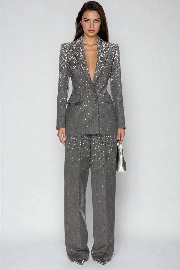 Domnius Rhinestone Pants