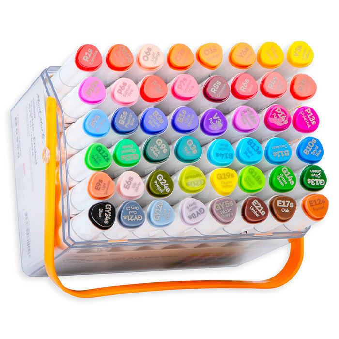 Double-Ended Art Markers in Case Signature 48pc