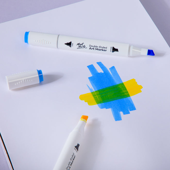 Double-Ended Art Markers in Case Signature 48pc