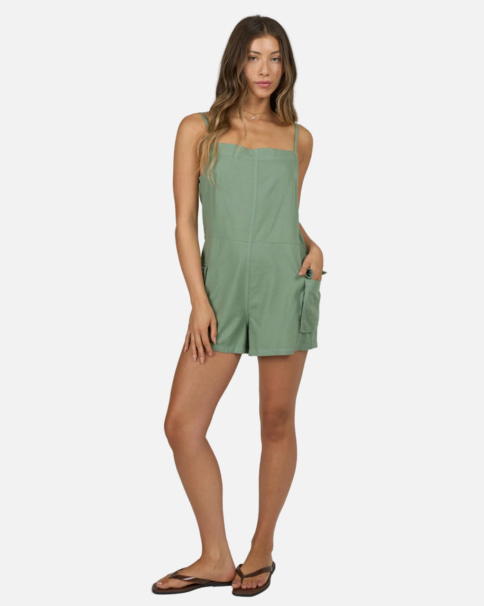Driftwood Romper - Green Bay