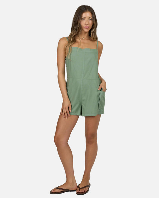 Driftwood Romper - Green Bay
