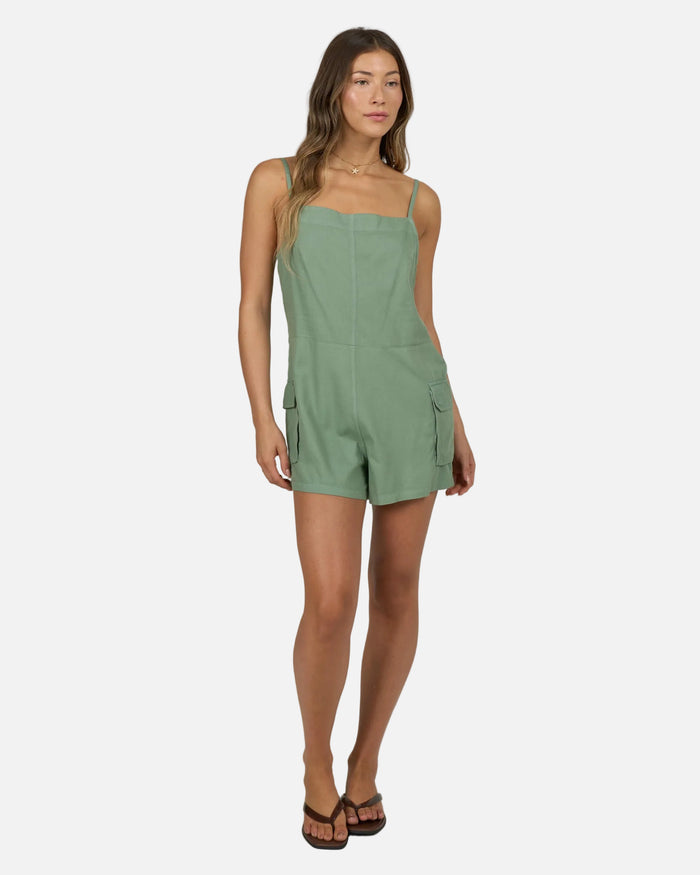 Driftwood Romper - Green Bay